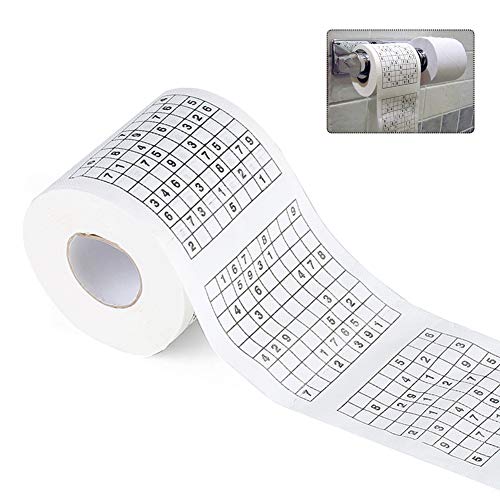 Preisvergleich Produktbild toilettenpapier lustig Toilettenpapier Sudoku Toilettenpapier toilettenpapierhalter ohne bohren