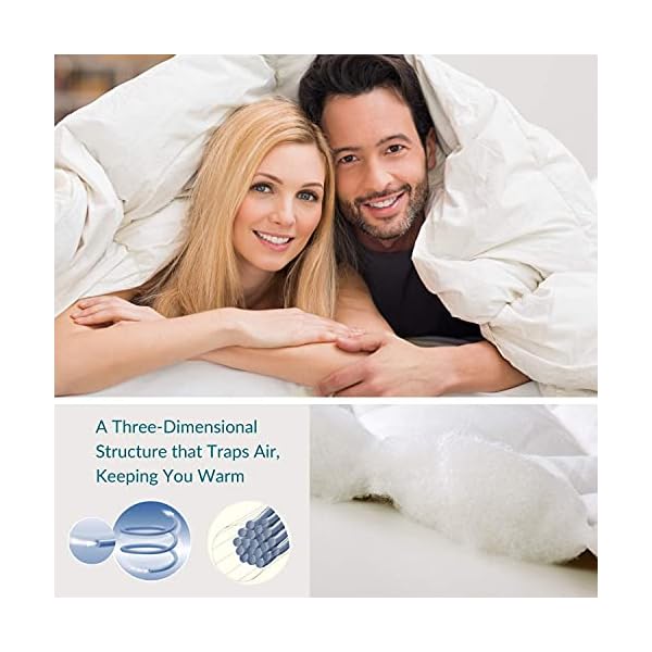 Bedsure Edredón Relleno Nórdico Cama 80 4 Estaciones Bedding Edredón