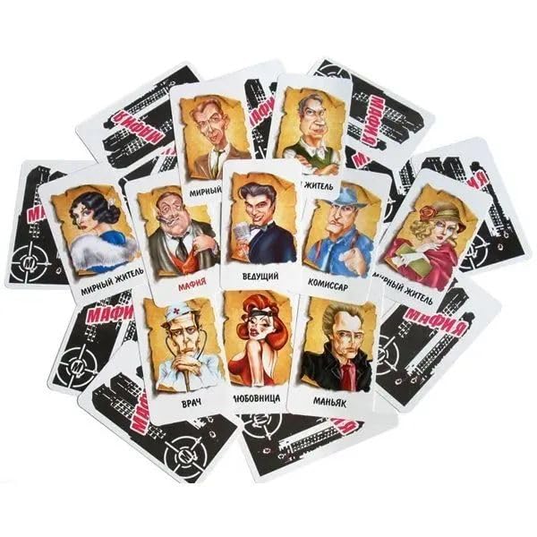 Royal Mafia Game Cards - Russian Party Board Game For Adults & Family Game Night (16+ Players)