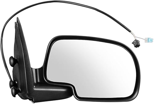 SCITOO Espejo de visión lateral del pasajero compatible con Chevy Silverado Pickup 2003-2006 para Chevy Silverado Pickup 2007 para Chevy Silverado