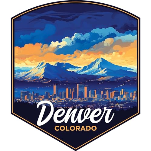 Denver Colorado Design A Souvenir Decorative Flat Magnet 2-Inch