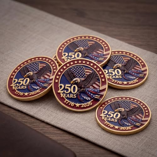 Huwena 24 Pcs 4th of July Patriotic Pins 250th Anniversary Merchandise Patriotic Parade Throws Bulk Independence Day Decor Bald Eagle Flag Design Pin for 4th of July Celebration Event Gifts by Huwena - Image 5