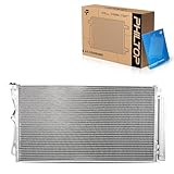 PHILTOP Air Conditioning A/C Condenser for Hyundai Sonata 2011-2014 2.4L, Azera 2012-2017, Kia Optima 2011-2015 2.4L, Cadenza 2014-2020, with Receiver Drier Replace# 3888, 976063S161