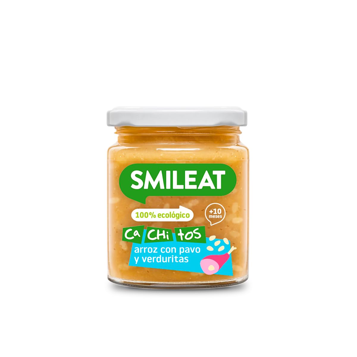 Smileat - Tarrito Ecológico con Sabor a Ternera con Verduras, Ingredientes Naturales, para Bebés desde 6 Meses, Sano y Saludable, sin Gluten - Tarro de 230 g — view 19