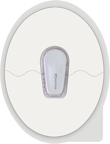 HONYOU Paquete de 25 parches Dexcom G6 impermeables, cinta CGM transparente de alta calidad para sensor de sobreparche G6, fijación de 10 días sin