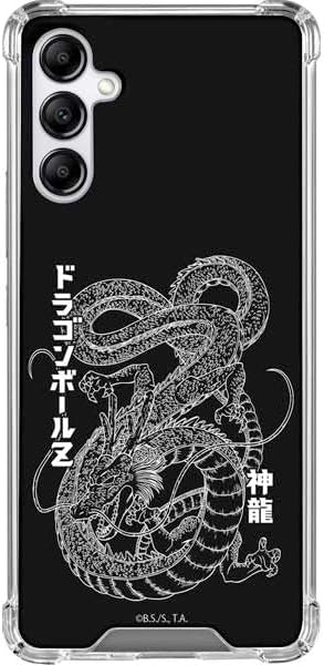 Skinit Clear Phone Case Compatible with Galaxy A14 5G - Officially Licensed Dragon Ball Z Goku and Shenron Design