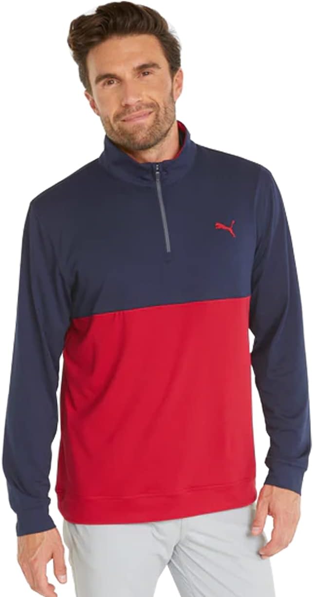 PUMA Men's Gamer Colorblock 1/4 Zip