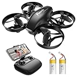 Potensic A20W Drone for Kids, Mini Drone with Camera 720P HD, RC Drone 2 Batteries, Altitude Hold,...