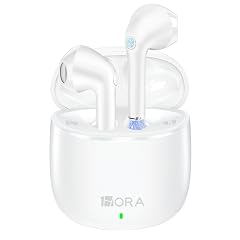 1 Hora Wireless Earbuds Bluetooth 5 3 Headphones Deep Bass in-Ear Earphones Premium Sound with Mic Charging Case