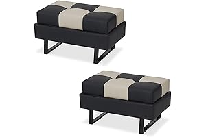 Upholstered Office Guest Reception Bench: JSUN7 Leather Bench Waiting Room Chairs