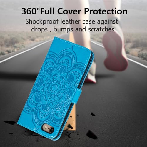 Coque iPhone 8 Plus et 7 Plus housse protection premium bleu - 6