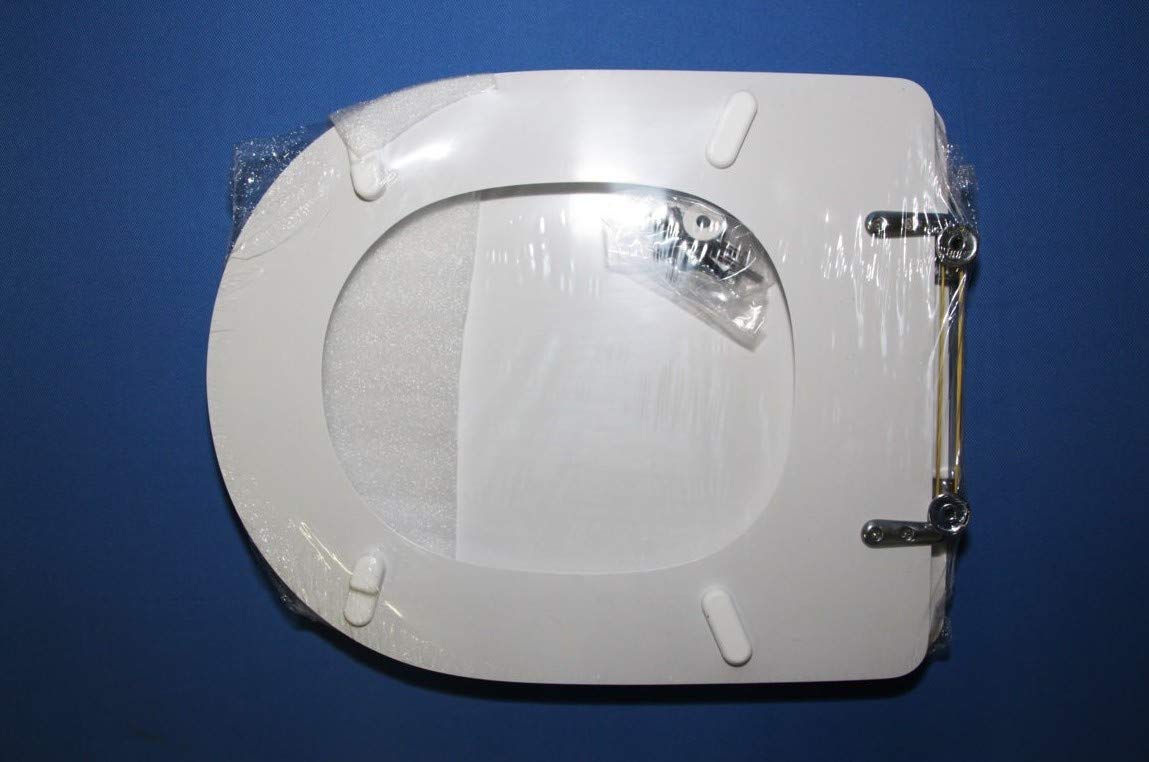 Copriwater Dolomite CLODIA BIANCO Cerniera Cromo-Sedile-Asse Wc