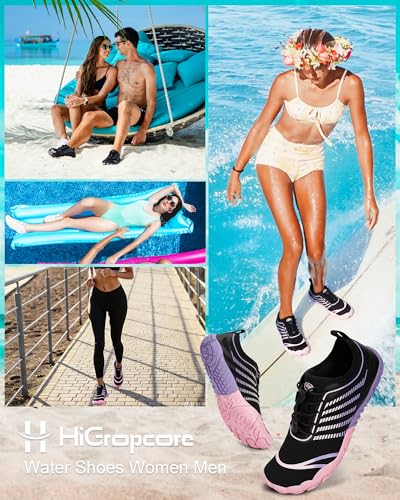 Image of Water Shoes for Women Men Quick-Dry Barefoot Shoes Breathable Aqua Socks for Swim Beach River Pool Lake Hiking Surfing Kayaking