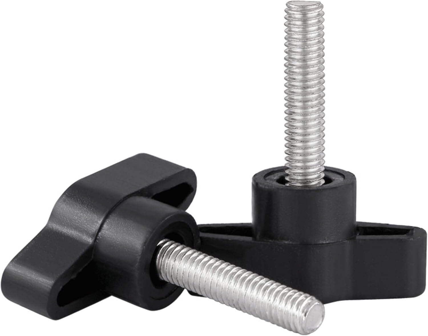 8 PCS M6*20mm Screw Side Handle, 304 Stainless Steel Z Shaped Hand Shank Screws Knobs Bolt T-Shaped Wing Adjustable Knob Suitable for Furniture Decoration Mechanical Equipment