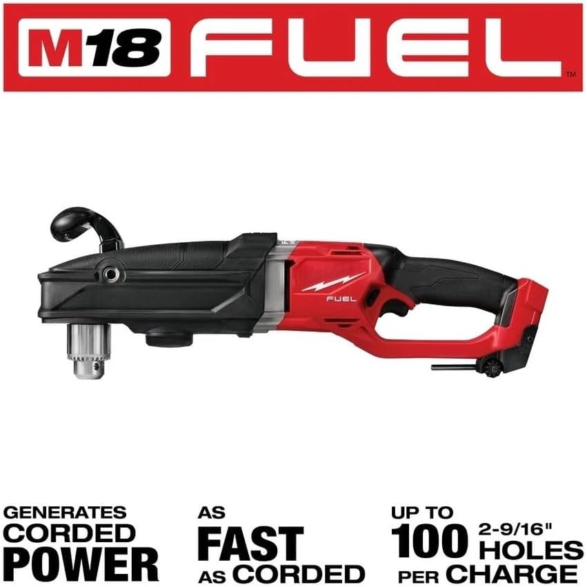 2809-20 Brushless Power Right Angle Drill for Milwaukee M18 18V FUEL 1/2" Right Angle Drill - Bare Tool