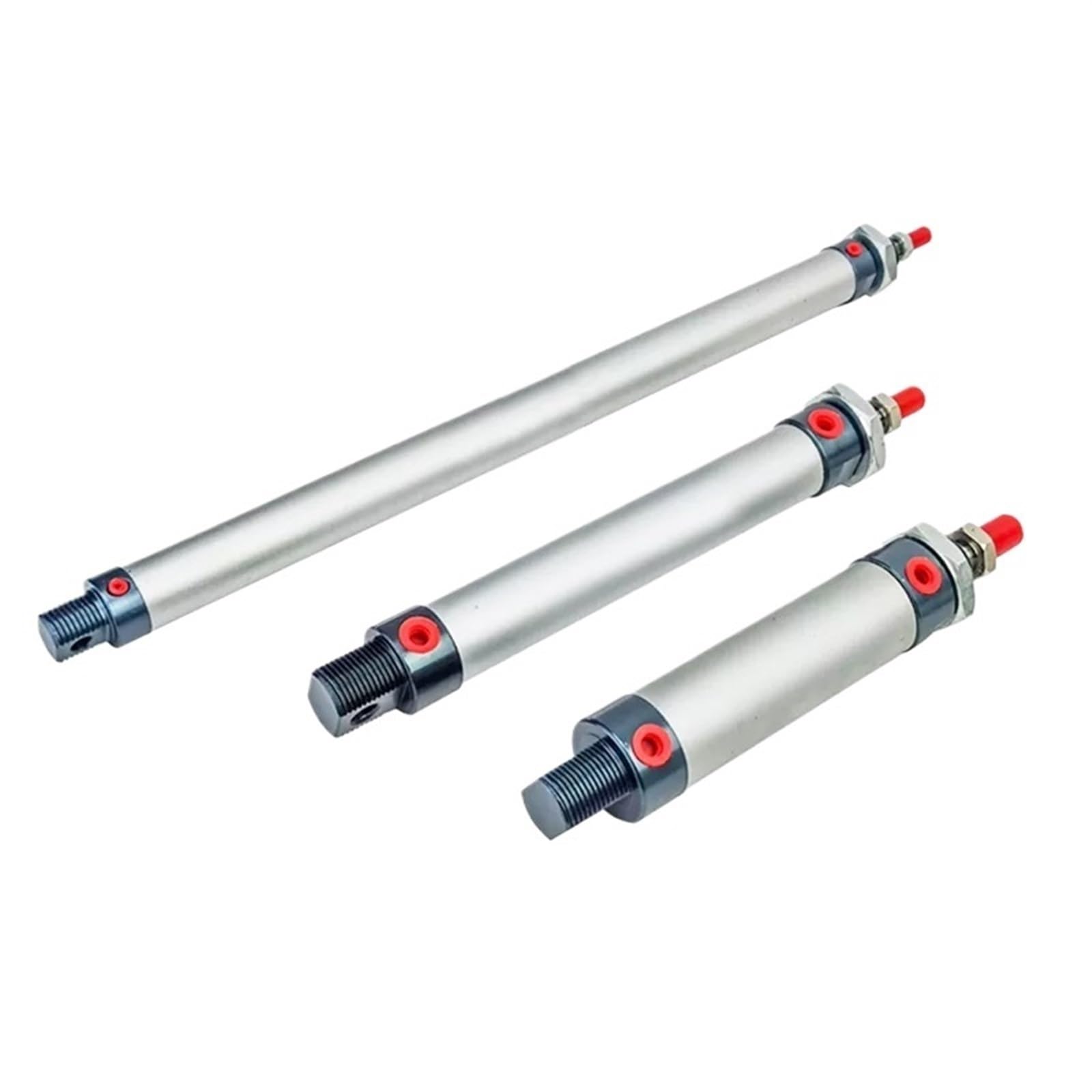 Mini vérin pneumatique MAL25/32 mm, Course 25-500 mm, Double Effet, en Alliage d'aluminium, 1 pièce(Stroke 300,MAL32 (Bore 32mm))