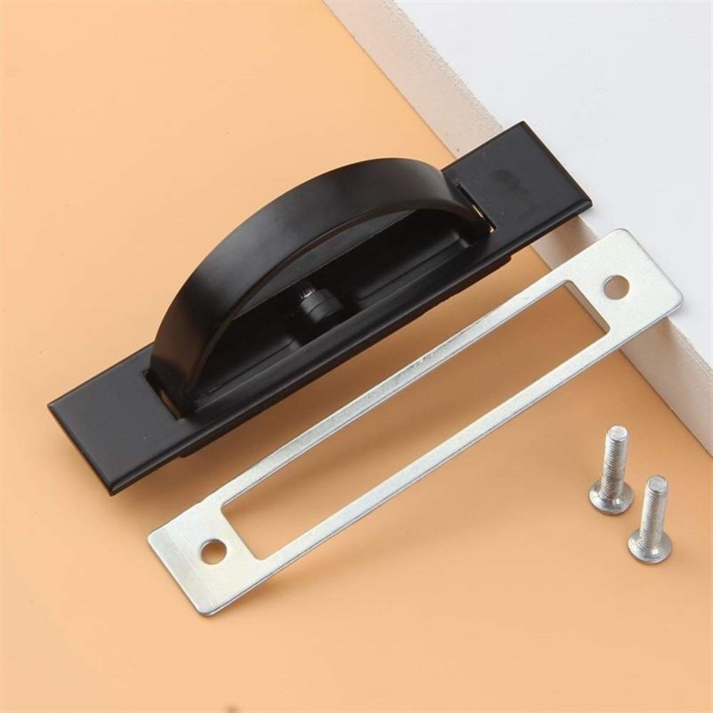 WDWDW Window Handles Furniture Wardrobe Door Rotating Push-Pull Hidden Bedside Cabinet Drawer Invisible Entry