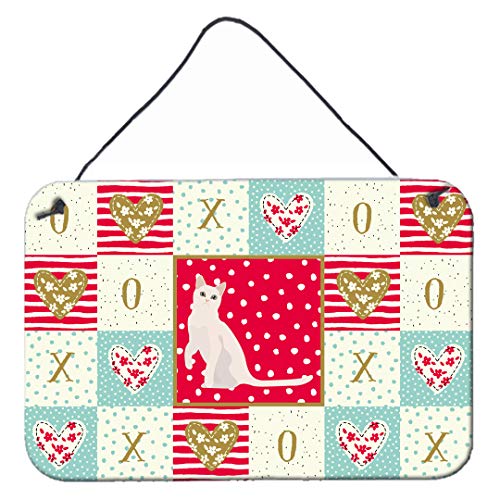 Caroline's Treasures CK5749DS812 Burmilla #1 Cat Love Wall or Door Hanging Prints Aluminum Metal Sign Kitchen Wall Bar Bathroom Plaque Home Decor, 8x12, Multicolor