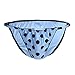 FEESHOW Men's Polka Dots Sissy Pouch Panties Bikini Briefs Crossdress Underwear (Large (Waistline 27.5-45.0"), Sky Blue)