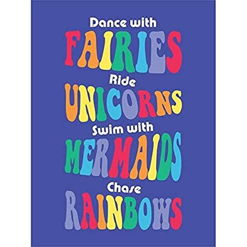 Fairies Unicorns Mermaids Rainbows Wall Art Print