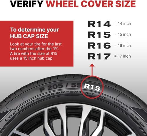 Image of LYDS Shift S Silver Universal 16 inch Premium ABS Hubcap Wheel Cover Replacement Set of 4 - OWC-16S