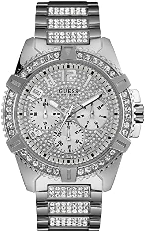 GUESS 48MM Crystal Embellished Watch