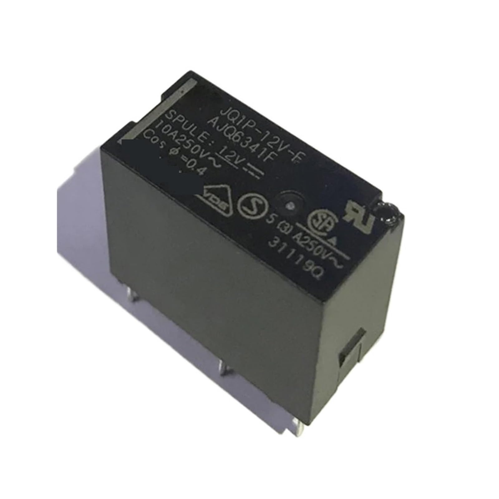 Relé de potencia JQ1P-12V para conmutación estable y segura en placas de circuito de 12V