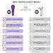 Silicone Facial Cleansing Brush - Electric Sonic Face Scrubber Massager with 10 Skincare Modes - IPX7 Waterproof & Magnetic Rechargeable
