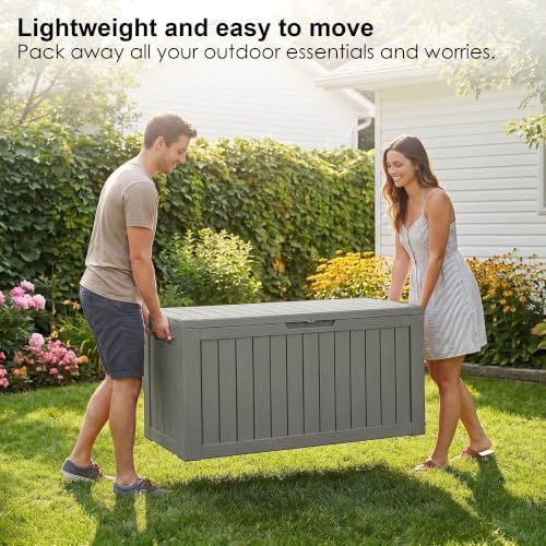 Yardlab Outdoor Deck Box Container, 300L/80Gal - 3