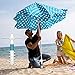 DUUDO Beach Umbrella Sand Anchor, Beach Accessories-Umbrella Base with 5-Spiral Screw Design, Beach Essentials Umbrella Holder Stand Resist Strong Winds One Size Fits All