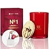 ESNA HOME Romantic Aromatherapy Champagne Scented Candle for Women 88oz 50h with Premium Gift Bags with Fabric Ribbon Handles Size 78 69 inch