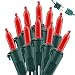 Brizled LED Christmas Lights, 100 LED 33ft mini String Lights, 120V UL Certified for Indoor and Outdoor Decorations, Patio and Christmas Tree, Red
