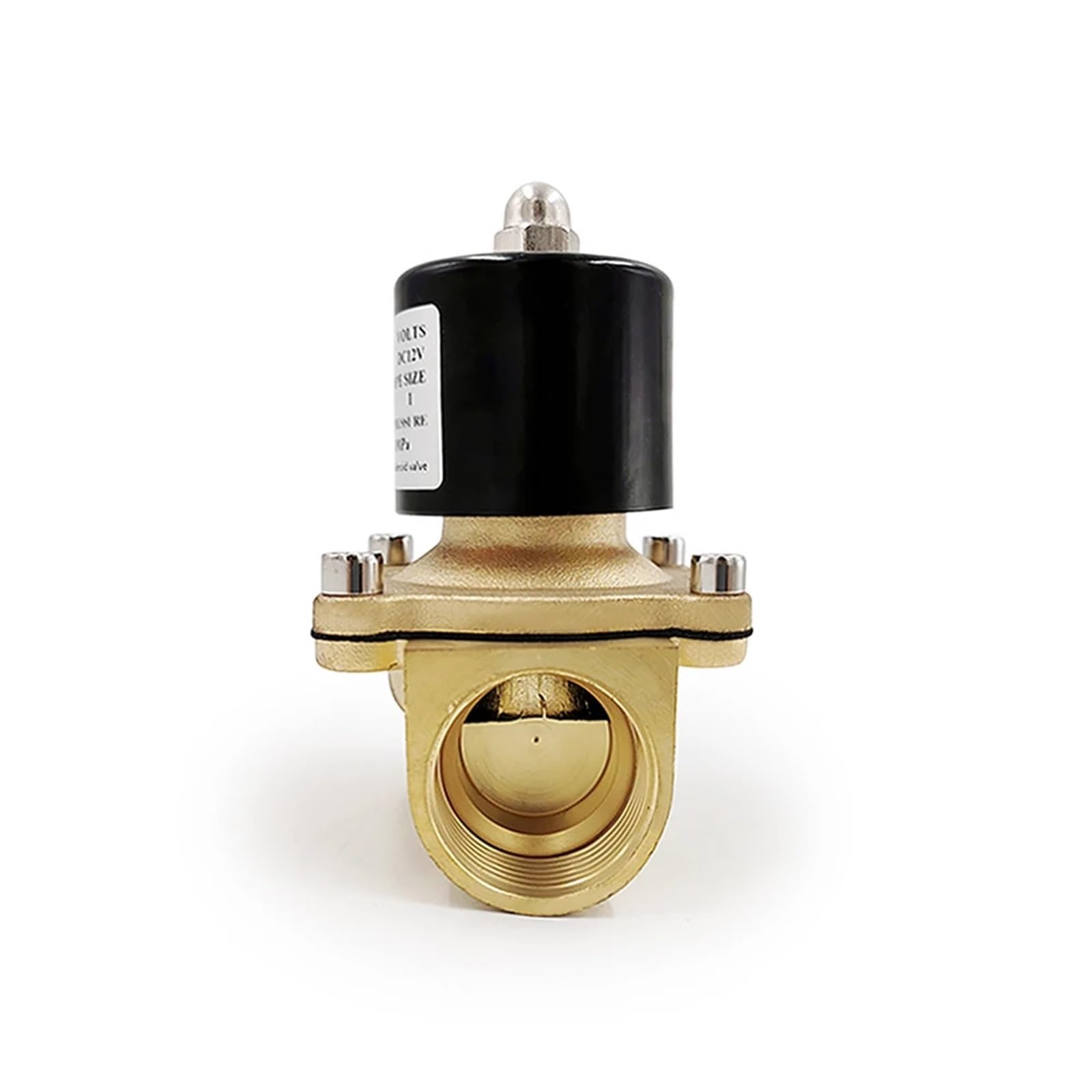 Électrovanne 24V DN10 normalement fermée pour éviter les débordements d'eau et d'huile