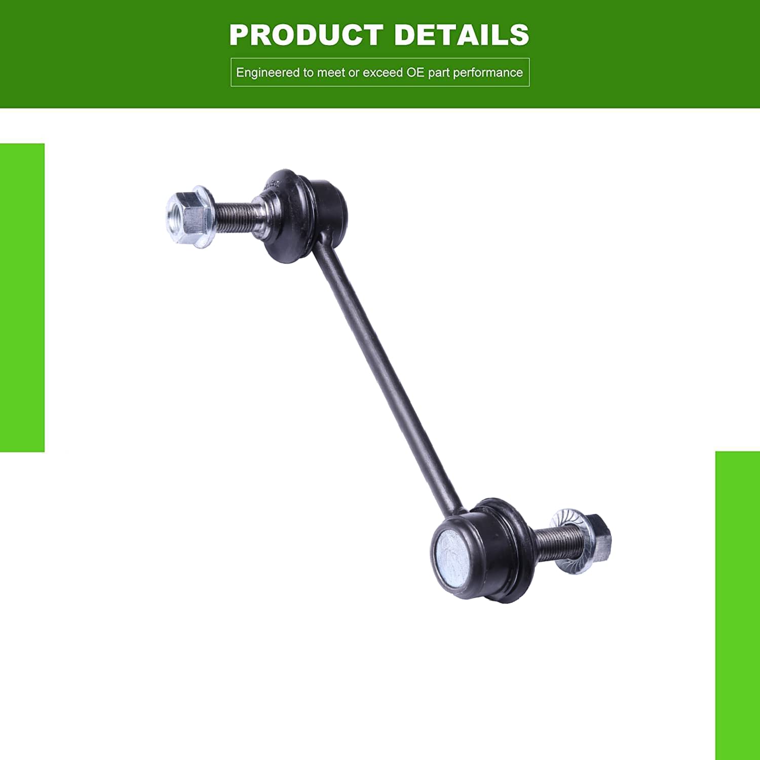 SCITOO 4pcs Suspension Kit Front Sway Bar Link Rear Sway Bar Link Fit 1997-2001 For Honda Prelude