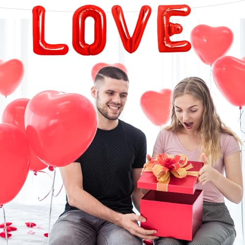 LIOZEOKUN Letter Balloons 16 Inch Alphabet A-Z Mylar Foil Balloons 2 Set for Wedding Birthday Party Decoration Banner Custom Phrase 52 Pcs by LIOZEOKUN - Used condition - Image 6