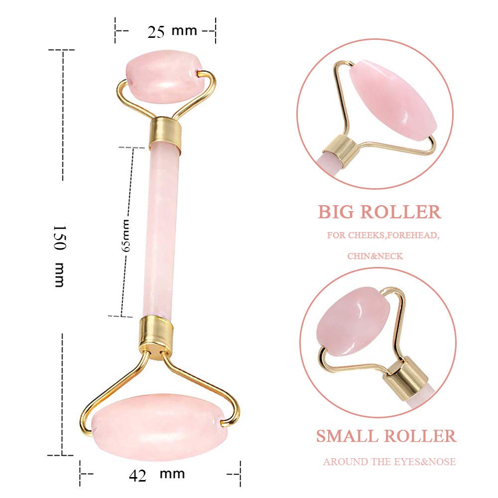 Amazon.co.jp: ローズクォーツローラー、クォーツローラー、100