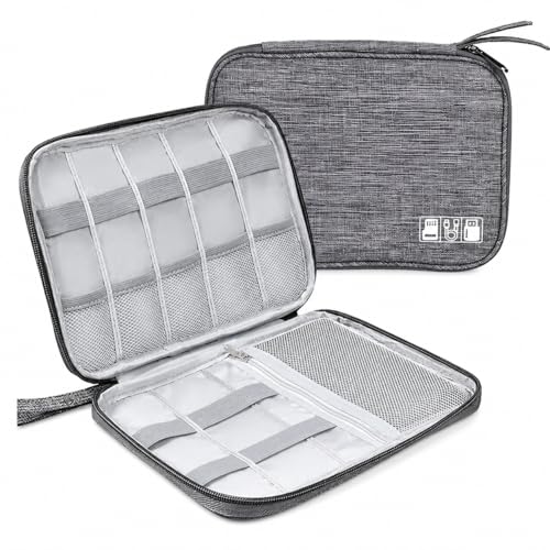 Bolsa Organizadora De Cabo Fio Eletrônico Estojo Case Bag projetado para armazenar e transportar de forma prática e segura seus cabos, carregadores, adaptadores e outros acessórios eletrônicos.