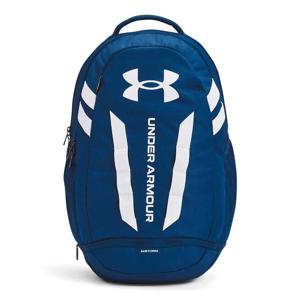 Under Armour Unisex's Hustle 5.0 Backpack, (426) Varsity Blue/White/White, One Size