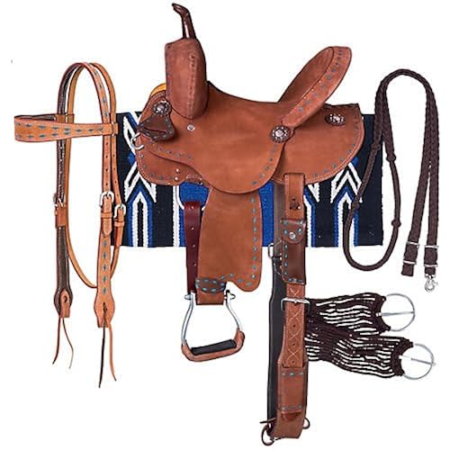 Royal King Medina Roughout Barrel Saddle Pkg 12
