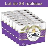 SCOTTEX Papier toaletowy (12 opakowań po 7 rolek) - miękki i wygodny, przyjazny dla środowiska, wytrzymały