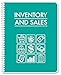 BookFactory Business Inventory & Sales/Inventory and Sales Ledger Book/Log Book/Notebook - 120 Pages, 8.5" x 11" (LOG-120-7CW(Inventory-Sales)-BX)