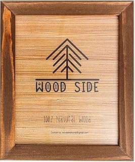 Rustic Wooden Picture Frame 11x14 Inch - Natural Solid Eco Barn Wood