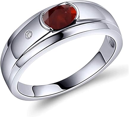 925 Sterling Silver Natural Blue Chalcedony Round Cabochon Abstract Wavy Thumb Ring for Women - Modern Minimalist Fashion Statement Jewelry Gift for Anniversary Birthday Everyday Wear Size H-Z