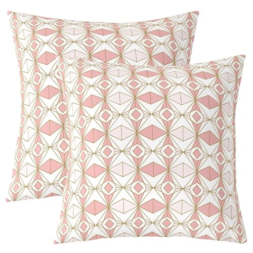 Erosebridal Diamond Set of 2 Throw Pillow Cover 22x22 Geometric