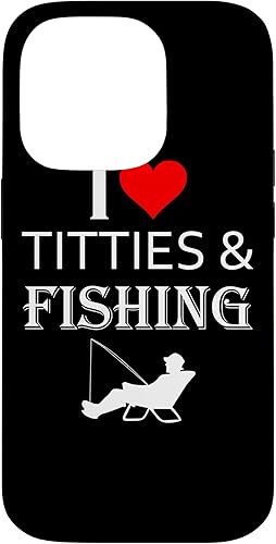 Miniatura 40 de iPhone 7 Plus/8 Plus I Love Titties and Fishing Funny Fisherman Estuche de regalo