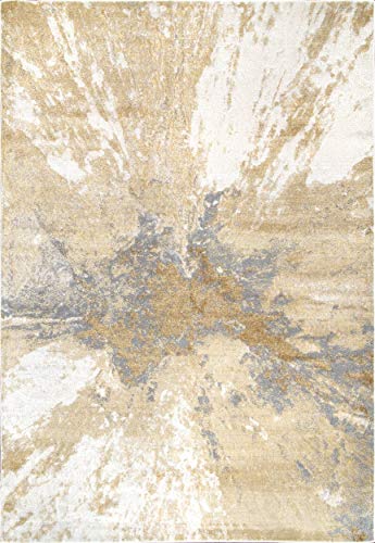 Nuloom Cyn Contemporary Abstract Area Rug, 5' X 8', Gold #TOP1