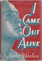 I came out alive B00085U13I Book Cover