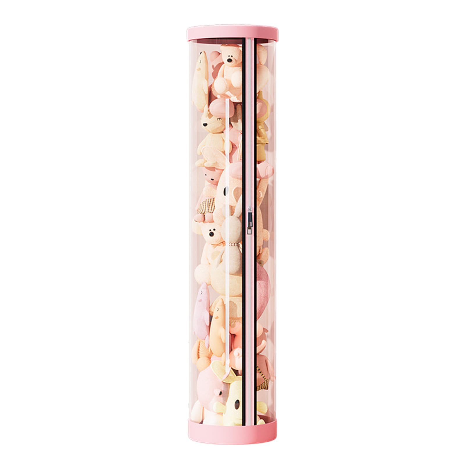 Vertical Toy Storage Tube For Stuffed Animals,Transparent Animal,Space Saving(26 * 150cm)