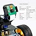 Yahboom Raspberry Pi Smart Robot Car AI Starter Kit with FPV Camera WiFi Video Python Program Learning Face Tracking, Gesture Recognition & Control, Line Tracking,Color Recognition Follow