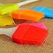 kingleder Assorted Color Silicone Basting Brush for Desserts Baking Barbecue Pastry BBQ(Set of 6)